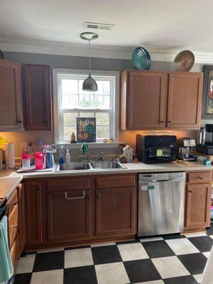 Before Picture of a Full Kitchen Remodel!