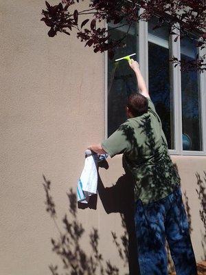 Window washing for the clearest views!