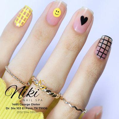 ! 
Why choose just one shade when you can have them all? Embrace the beauty of vibrant, colorful nails th