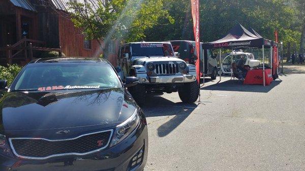 Al & Ed's Autosound on display at the Cali Show Offs Car Show on June 2nd, 2018 at Hidden Acres in Lytle Creek, CA