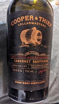 Whisky Barrel-Aged Cabernet Sauvignon