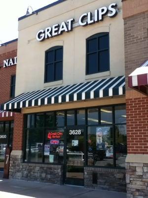 Exterior of Great Clips