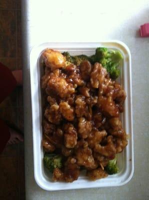 Orange chicken