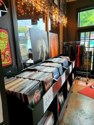 July 2021: Newly released & local Vinyl beside the front door...interior pic 3 of 9