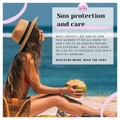 Hydration, Vit C, ice rollers, protective clothing, exfoliating, non-comedogenic makeup... will all keep you glowing this summer.