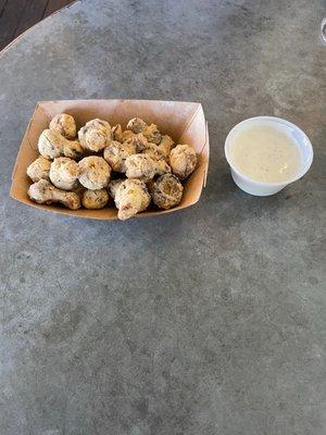 Fried mushrooms