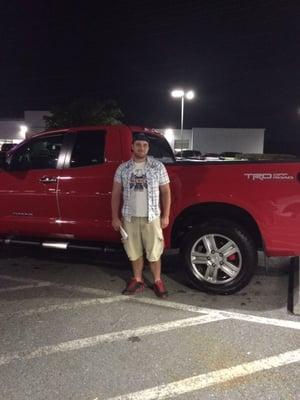 William with his new truck!