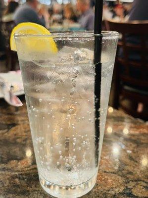 Sprite on the rocks with wonderful plastic straws.