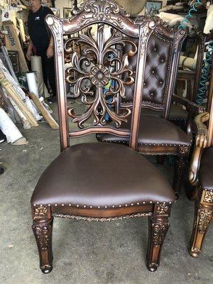 Beautiful dining room chair Jose (owner) upholstered - 2020