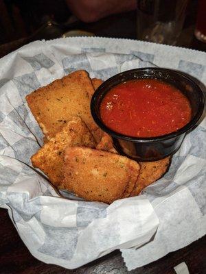 Fried ravioli