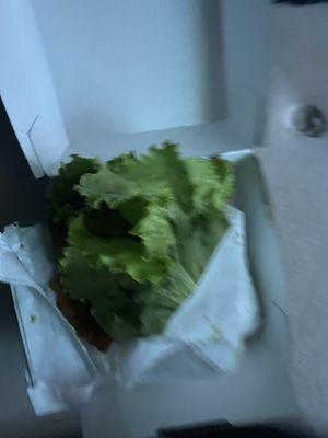 Chicken Shack lettuce wrap