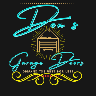 Dons Garage Doors LLC Demand the Best logo