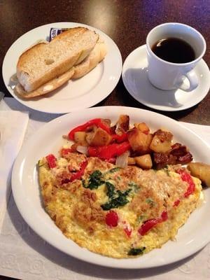 Delicious Italian breakfast