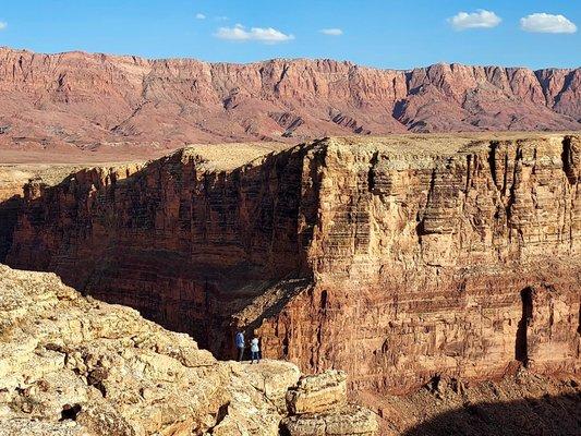 Badger Point out in front of the Lees Ferry Lodge at the Vermilion Cliffs