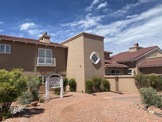 Canyon Villa bed and breakfast entrance