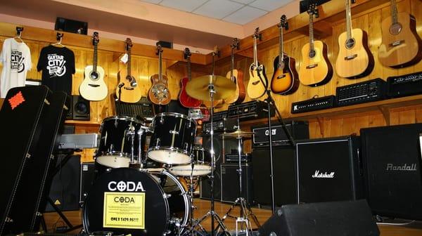 Musical instruments, drums, acoustic guitars, & more!