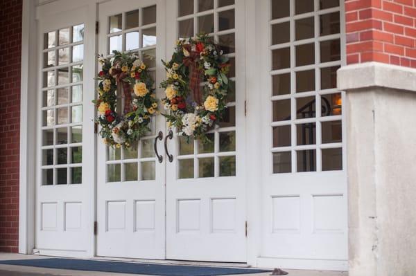 Glendale Lyceum front doors.