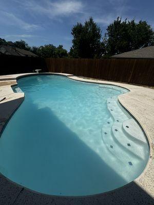 pool recovered in 3 days