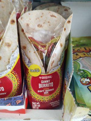 What?  They make gummy burritos?