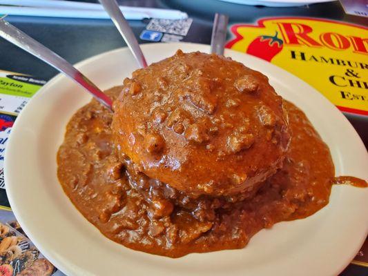 Chili burger