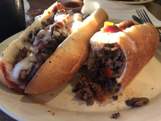 Special Cheesesteak  loaded with amazing flavor.