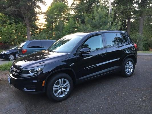 I love my new Tiguan. Hella clean.