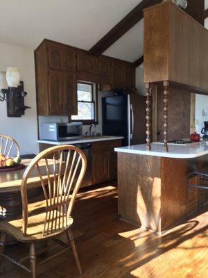 Kitchen and dining nook