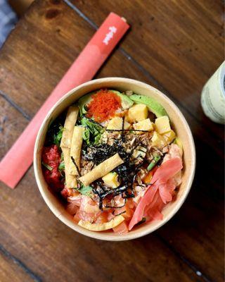 Poke 3 Proteins Rice Bowl