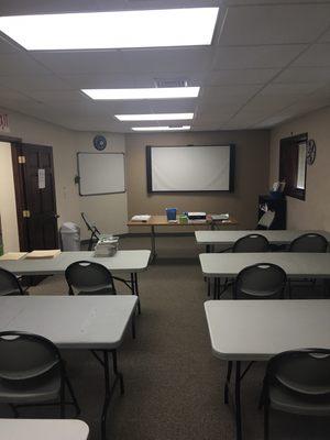 Precision Driving Academy classroom