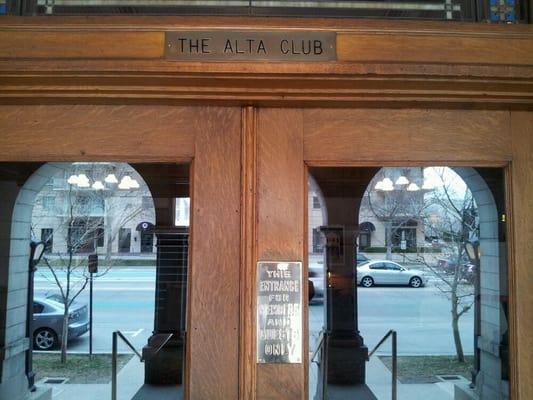 The venerable front entrance