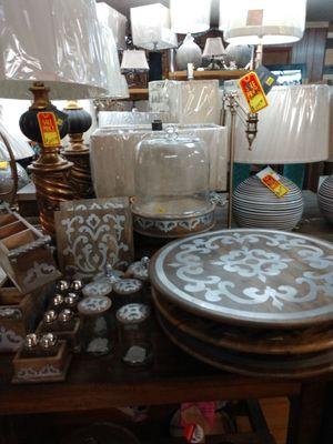 Lazy Susan, kitchen items, beautifully displayed.