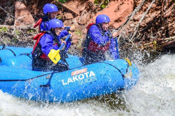 Class III Rapids: Explore the rapids of the Arkansas River on a raft raft with a professional guide