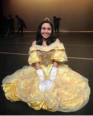 April Rodriguez as Belle Beauty and the beast  May 3, 2019 !!