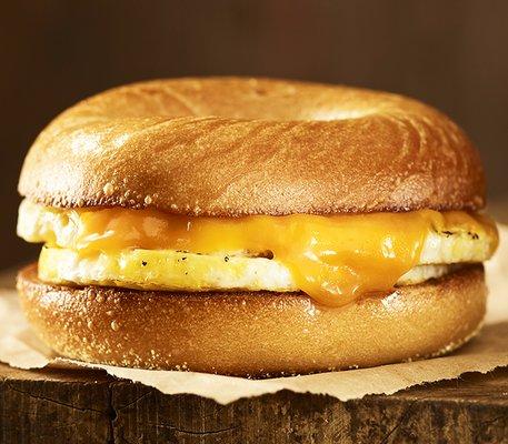 Cheddar Cheese Breakfast Egg Sandwich