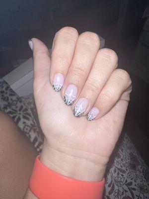 First set of spiderweb nails, I changed these at 3 weeks but they could have gone longer.