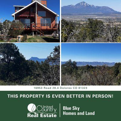 For Sale: Stunning 3 Bed, 3 Bath Home Near Dolores & Cortez, CO! 

Escape to your dream home nestled in the heart Montezuma County