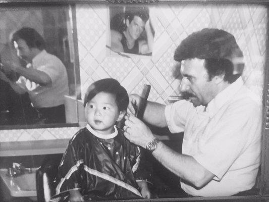 The Barber from Sicily has done three generations of haircuts!