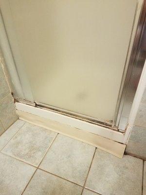 Shower door mold