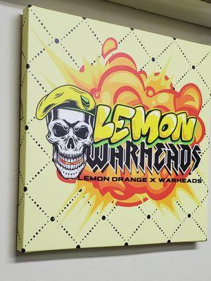 Lemon warheads - gummies I assume