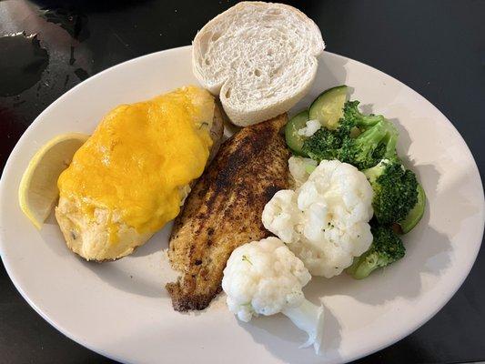 Blackened Catfish Plate