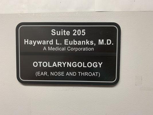 Dr Hayward L. Eubanks MD