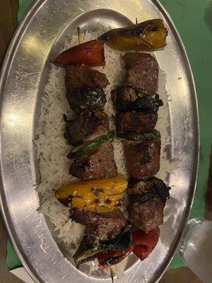 Steak kabobs