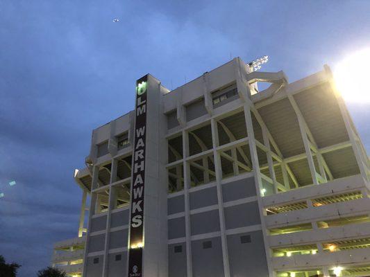 11/28/20. Saturday evening. Warhawks vs. Louisiana Ragin' Cajuns.