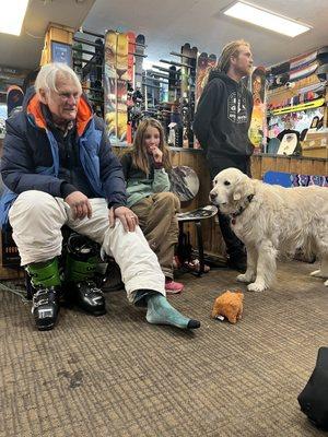 It's rare to find the owner helping. Buzz is the best and Doug helped us out. Skis were perfect and it's the best price in Vail.