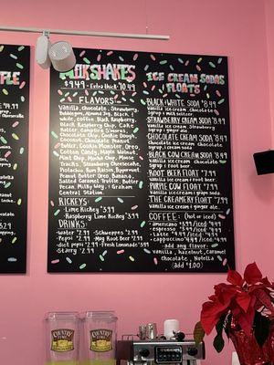 Menu board