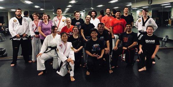 Saturday morning black belt and adult class!