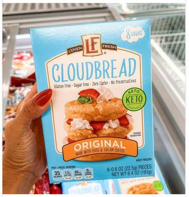 The infamous "cloudbred" flying away from the freezer section!