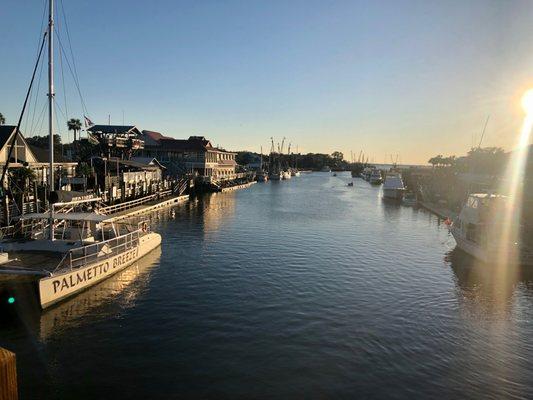 Right up the road from beautiful Shem Creek.