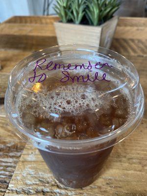 Personalized iced tea with the GOOD ICE!