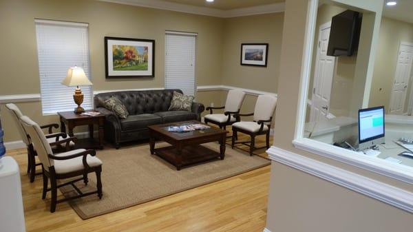 Comfortable Reception Area and Waiting Room